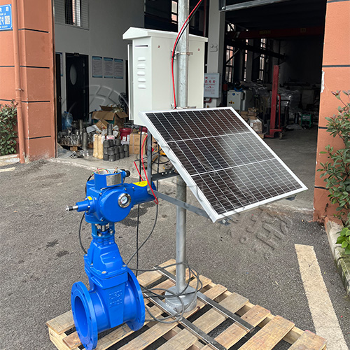 连江皓久 Z945X-16Q免布线太阳能电动闸阀 农业灌溉 支持远程智能控制